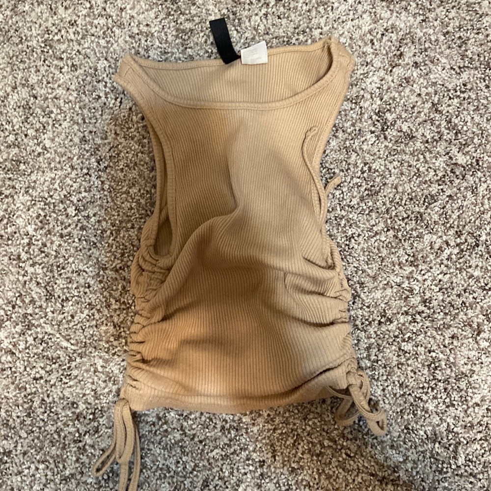 cute brown summer tank